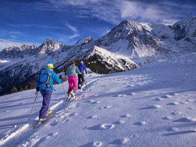Snowshoeing excursion in Chamonix Mont-Blanc Snowshoeing excursion in Chamonix Mont-Blanc