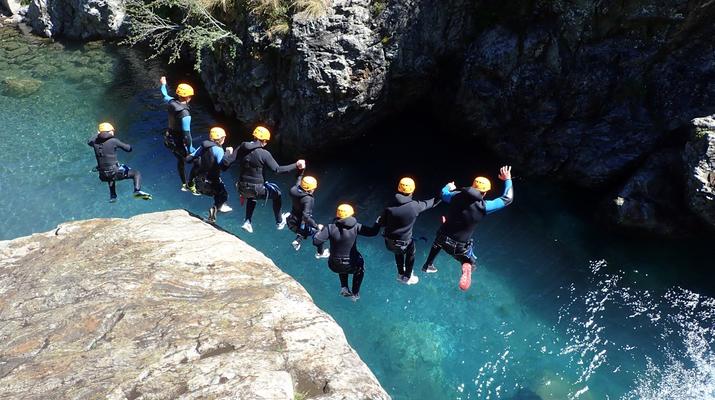 Canyoning-Hautes-Pyrénées-Schlucht des Gave d'Héas, bei Argelès Gazost-3